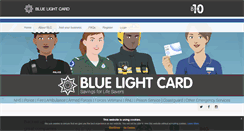 Desktop Screenshot of bluelightcard.co.uk